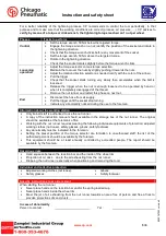 Preview for 5 page of Chicago Pneumatic CP7600 C Series Instruction And Safety Sheet