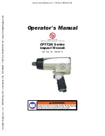Chicago Pneumatic CP772H Series Operator'S Manual preview