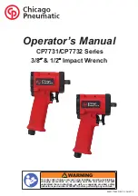 Chicago Pneumatic CP7732 Series Operator'S Manual preview