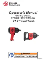 Предварительный просмотр 1 страницы Chicago Pneumatic CP7763 Series Operator'S Manual