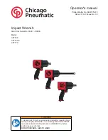 Chicago Pneumatic CP7769 Series Operator'S Manual preview
