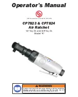 Preview for 1 page of Chicago Pneumatic CP7823 Operator'S Manual