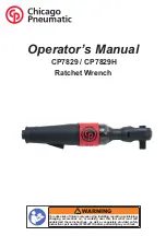 Chicago Pneumatic CP7829 Operator'S Manual preview