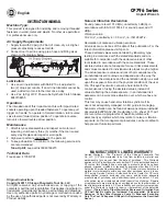 Preview for 3 page of Chicago Pneumatic CP796 Operator'S Manual