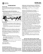 Preview for 8 page of Chicago Pneumatic CP796 Operator'S Manual