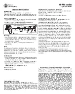 Preview for 10 page of Chicago Pneumatic CP796 Operator'S Manual