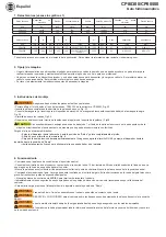 Preview for 11 page of Chicago Pneumatic CP80300 Operator'S Manual