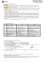 Preview for 12 page of Chicago Pneumatic CP80300 Operator'S Manual