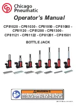 Chicago Pneumatic CP81020 Operator'S Manual preview