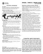 Предварительный просмотр 26 страницы Chicago Pneumatic CP8222 Series Operator'S Manual