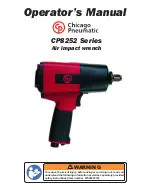 Preview for 1 page of Chicago Pneumatic CP8252 Series Operator'S Manual