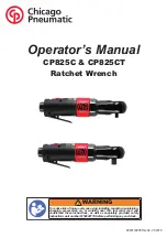 Preview for 1 page of Chicago Pneumatic CP825C Operator'S Manual