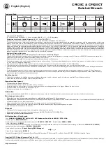 Preview for 3 page of Chicago Pneumatic CP825C Operator'S Manual