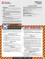 Preview for 1 page of Chicago Pneumatic CP828 Series Instruction Manual