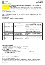 Preview for 8 page of Chicago Pneumatic CP85031 Operator'S Manual