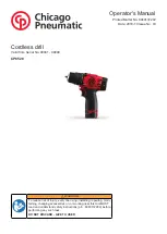 Предварительный просмотр 1 страницы Chicago Pneumatic CP8528 Operator'S Manual