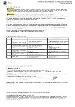 Preview for 33 page of Chicago Pneumatic CP86150 Operator'S Manual