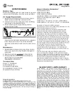 Preview for 3 page of Chicago Pneumatic CP9113G Operator'S Manual