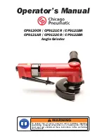 Chicago Pneumatic CP9120CR Operator'S Manual preview