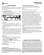 Preview for 3 page of Chicago Pneumatic CP9560 Series Operator'S Manual