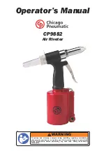 Preview for 1 page of Chicago Pneumatic CP9882 Operator'S Manual