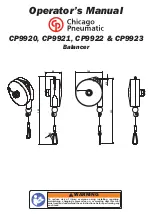 Preview for 1 page of Chicago Pneumatic CP9920 Operator'S Manual