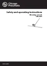 Preview for 1 page of Chicago Pneumatic LBG 804 Safety And Operating Instructions Manual