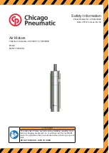 Chicago Pneumatic M2501-5500-KSL Instruction Manual preview