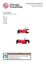 Chicago Pneumatic SQUEEZER CP4210AL Operator'S Manual preview