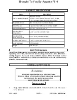 Предварительный просмотр 2 страницы CHICAGO 03068 Assembly Instructions Manual