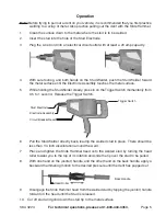 Предварительный просмотр 5 страницы CHICAGO 3223 Assembly And Operating Instructions Manual