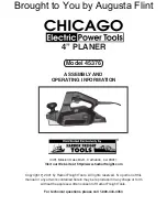 CHICAGO 45376 Assembly And Operating Information preview