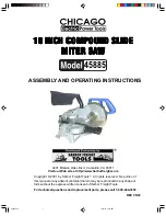 CHICAGO 45885 Assembly And Operating Instructions Manual предпросмотр