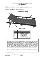 Предварительный просмотр 4 страницы CHICAGO 46087 Assembly And Operating Instructions