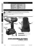 Предварительный просмотр 6 страницы CHICAGO 60380 Owner'S Manual & Safety Instructions