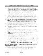 Preview for 4 page of CHICAGO 90582 Assembly And Operating Instructions Manual