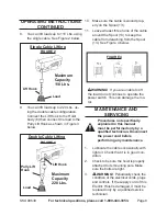 Предварительный просмотр 8 страницы CHICAGO 99630 Set Up And Operating Instructions Manual