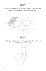 Предварительный просмотр 4 страницы CHICAGO IG Charcoal BBQ Instruction Manual