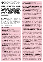 Preview for 8 page of Chicco 05079299570000 ATMOSPHERE Instruction Manual