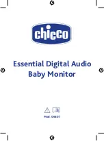 Предварительный просмотр 1 страницы Chicco 06607 Instructions For Use Manual