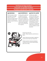 Preview for 21 page of Chicco 6495657 - Cortina Single Stroller Manual