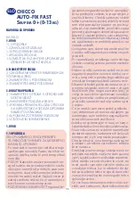 Preview for 110 page of Chicco Auto-Fix Fast Night Instructions For Use Manual