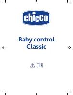 Chicco baby control classic Instructions For Use Manual предпросмотр