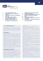 Preview for 12 page of Chicco BEBECARE EASY-TECH Instructions For Use Manual