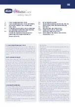 Preview for 22 page of Chicco BEBECARE EASY-TECH Instructions For Use Manual