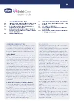 Preview for 41 page of Chicco BEBECARE EASY-TECH Instructions For Use Manual