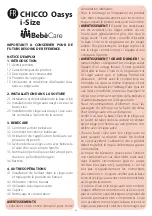 Preview for 33 page of Chicco BebeCare Oasys i-Size Manual