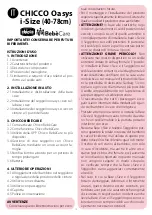 Preview for 12 page of Chicco BebeCare oasys i-Size Manual