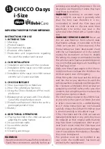 Preview for 23 page of Chicco BebeCare oasys i-Size Manual