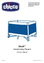 Chicco Dash Owner'S Manual preview